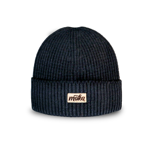 Comfort Fit, Black Knit Beanie